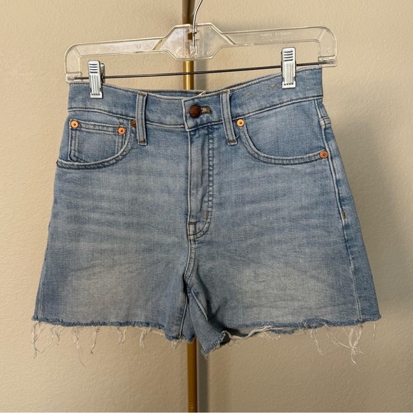 Madewell High Rise Denim Shorts - Picture 1 of 8